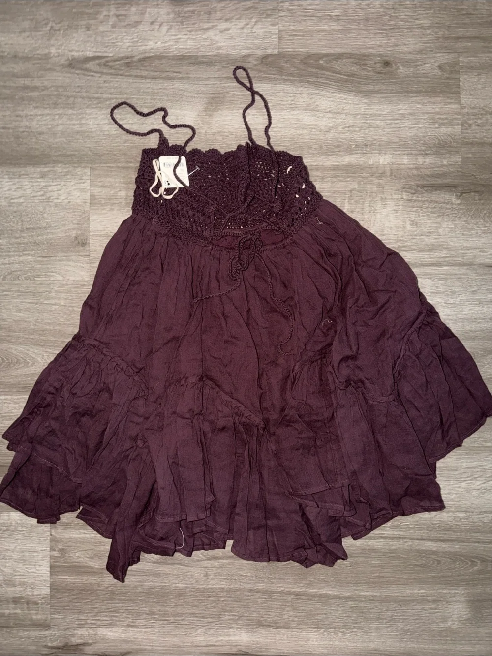 🩷Firm Price🩷Free people sandoll cotton mini dress
